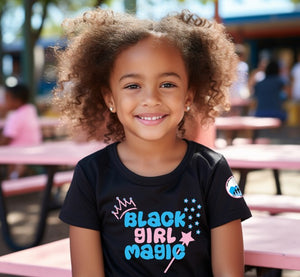 Jack and Jill Black Girl Magic Tee - Youth