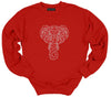 Delta Sigma Theta Rhinestone Elephant Sweatshirt