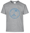 Jack and Jill Vinyl Logo in Outline Tee - Youth